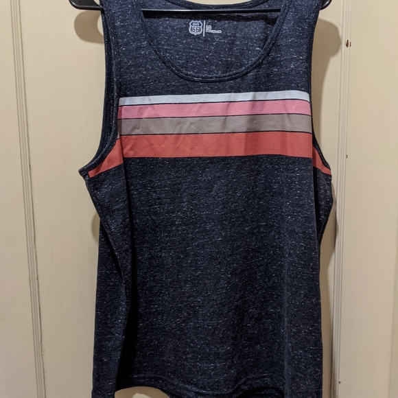 NWOT Men's Striped Tank - Picture 4 of 4